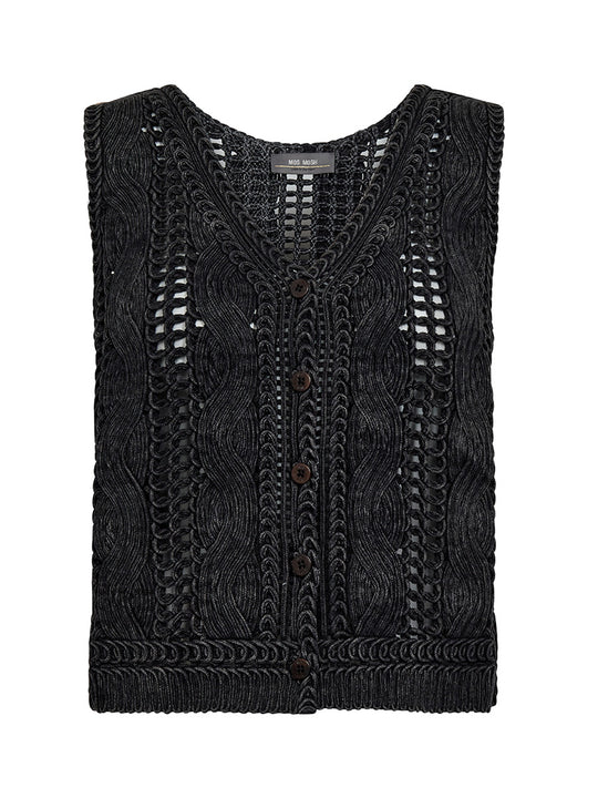 Weste «Albanju Lace Knit» von MOS MOSH