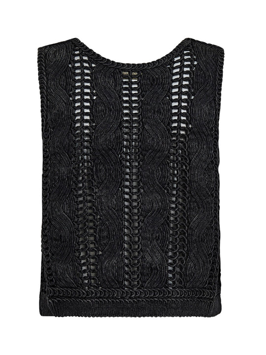Weste «Albanju Lace Knit» von MOS MOSH