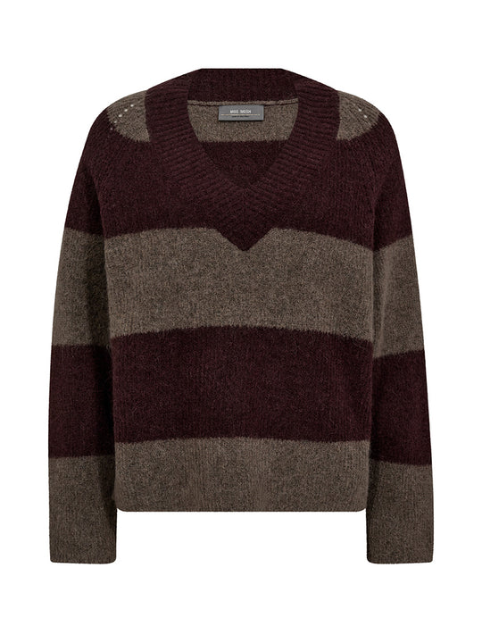 Strickpullover «Taci V Knit» von MOS MOSH