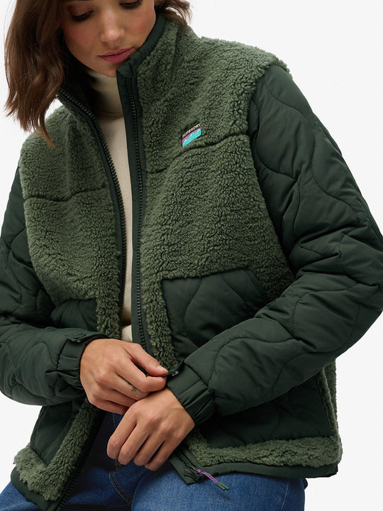 Jacke «Fleece Hybrid» von SUPERDRY