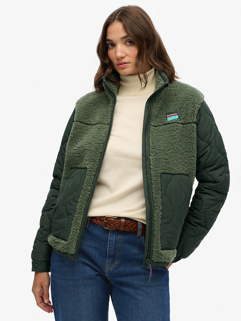Jacke «Fleece Hybrid» von SUPERDRY