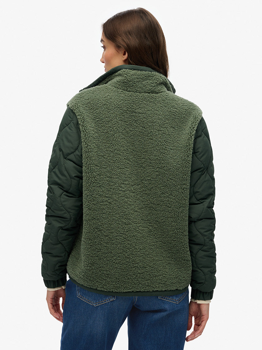 Jacke «Fleece Hybrid» von SUPERDRY