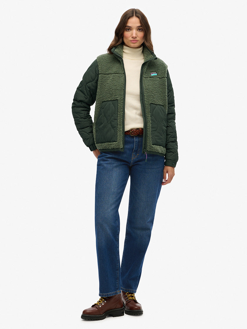 Jacke «Fleece Hybrid» von SUPERDRY