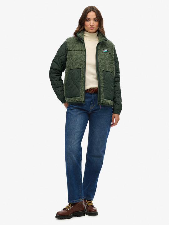 Jacke «Fleece Hybrid» von SUPERDRY