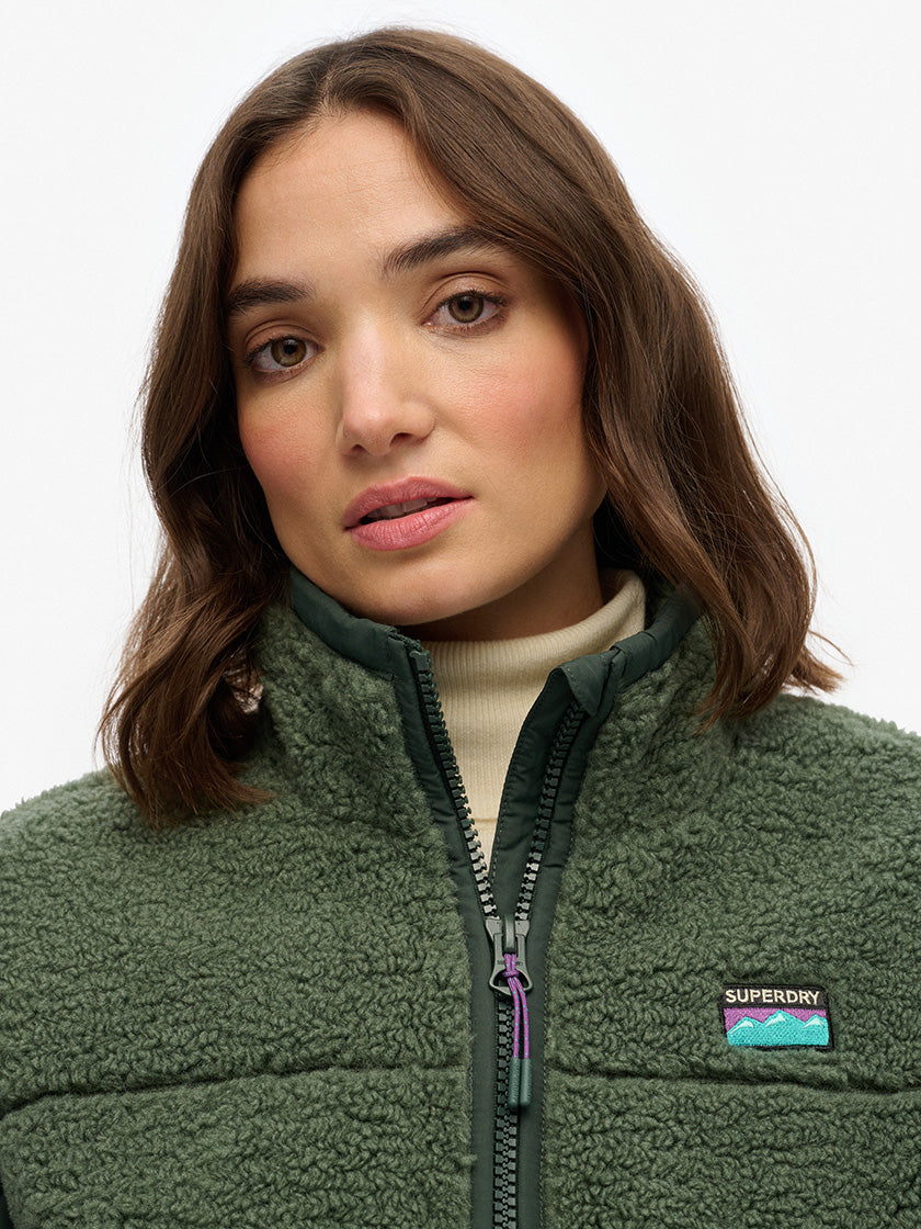 Jacke «Fleece Hybrid» von SUPERDRY