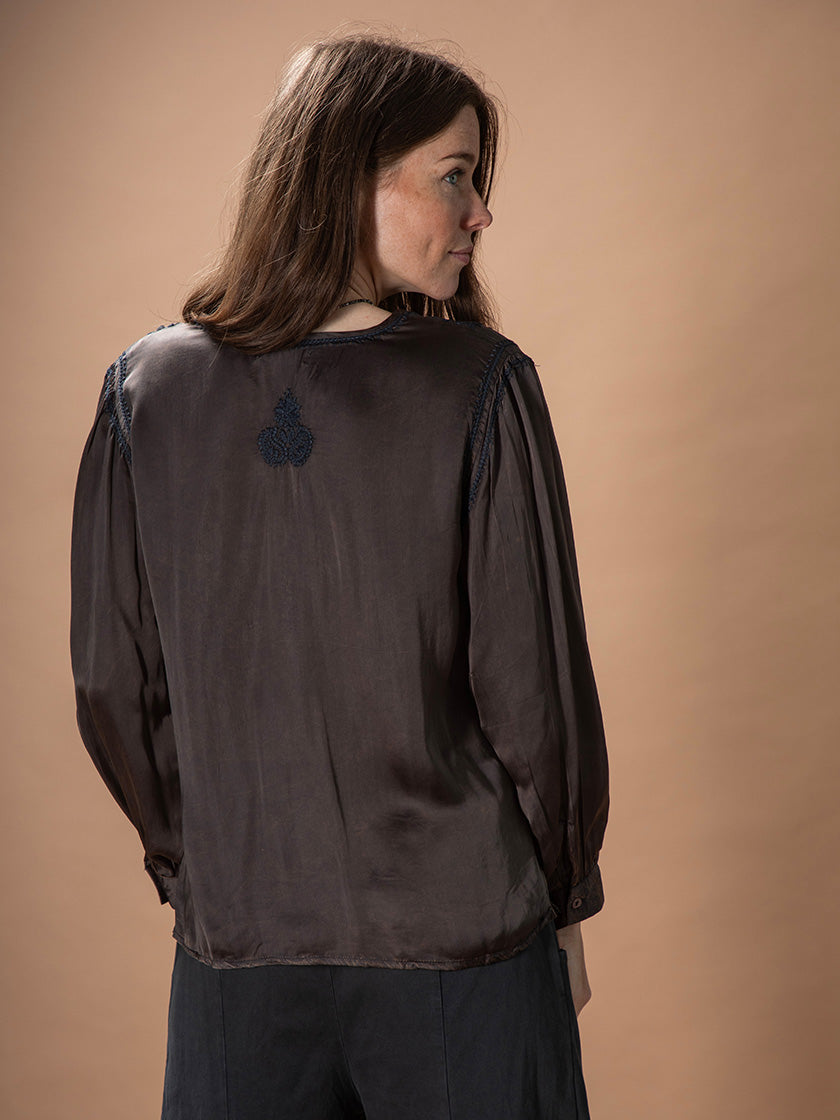 Bluse «Clotilde» von MAISON HOTEL