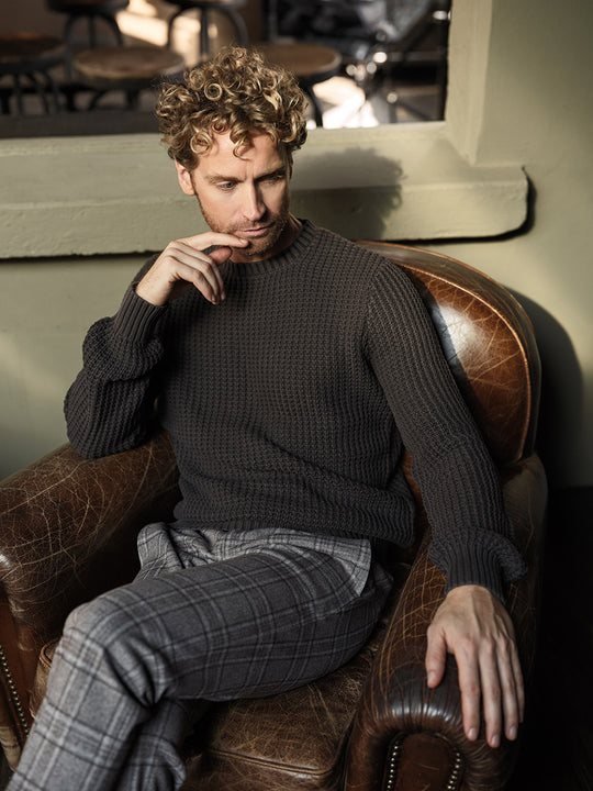 Strickpullover «Heavy Honeycomb» von KEELING