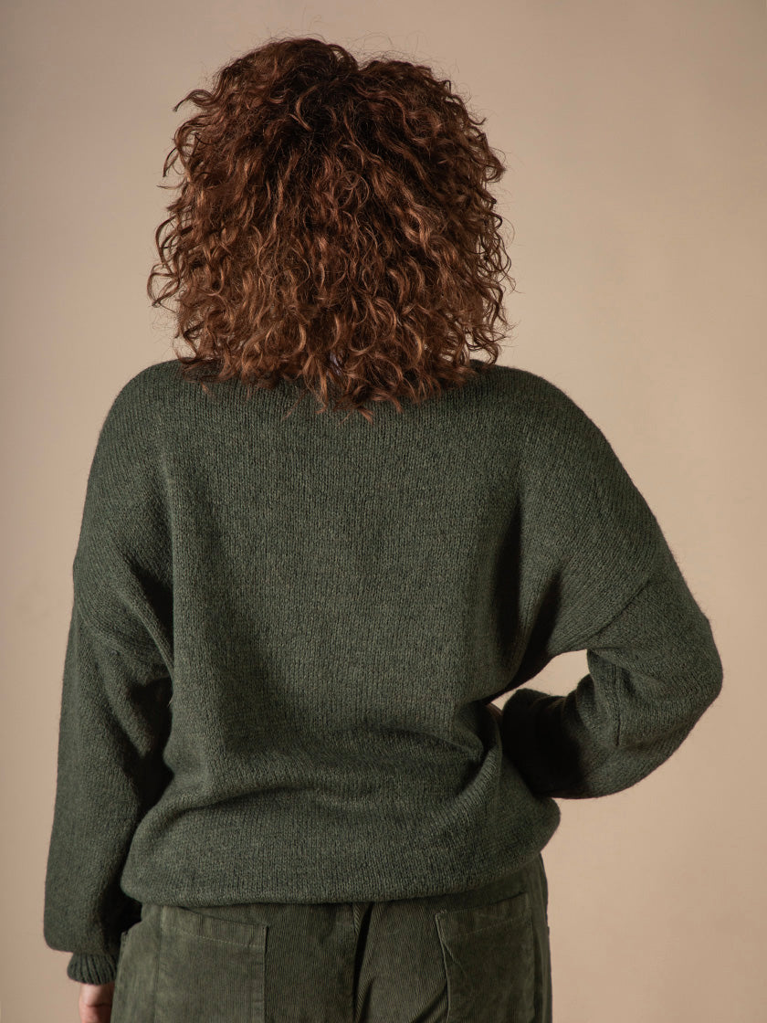 Strickpullover mit Wolle