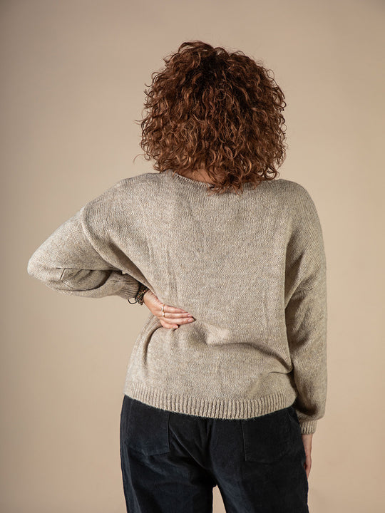 Strickpullover mit Wolle