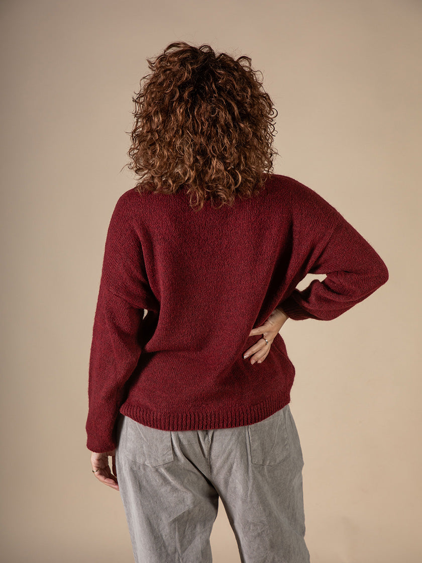 Strickpullover mit Wolle