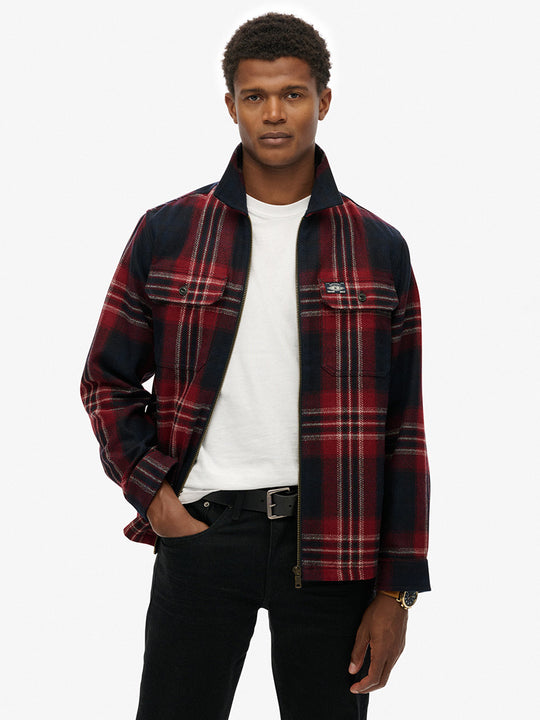 Overshirt «Wool Miller Zip» von SUPERDRY