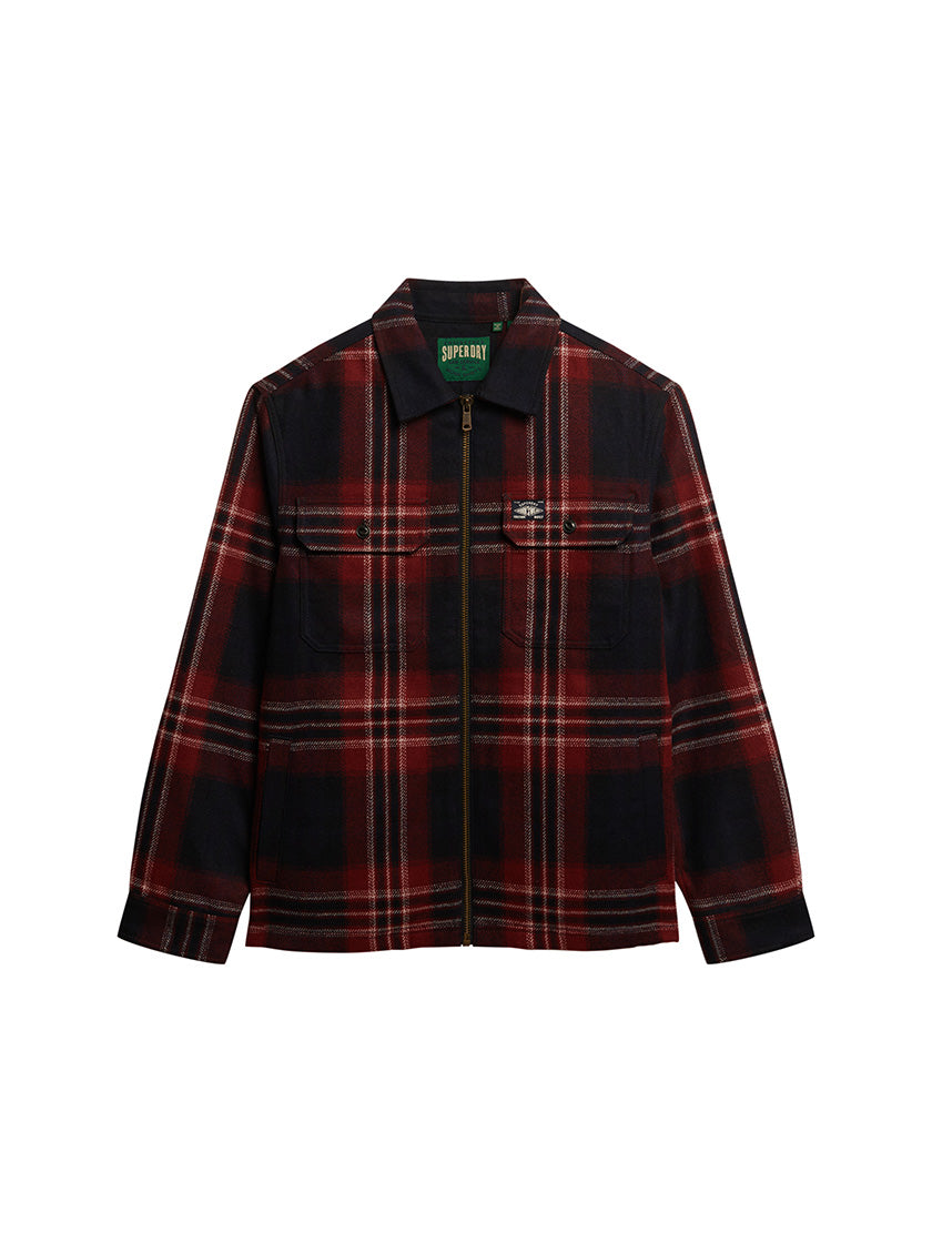 Overshirt «Wool Miller Zip» von SUPERDRY