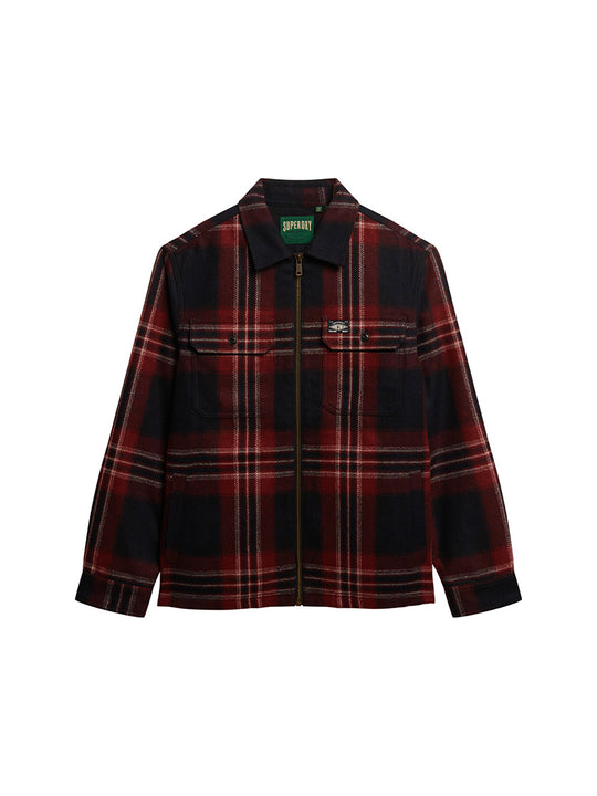 Overshirt «Wool Miller Zip» von SUPERDRY