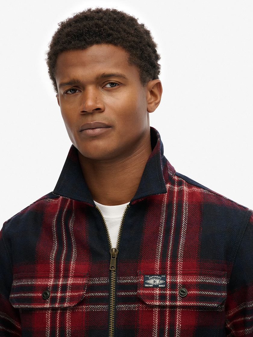 Overshirt «Wool Miller Zip» von SUPERDRY