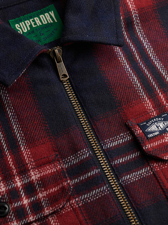 Overshirt «Wool Miller Zip» von SUPERDRY