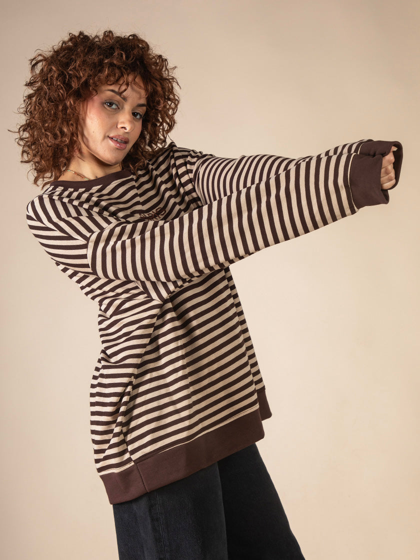 Pullover mit Streifen