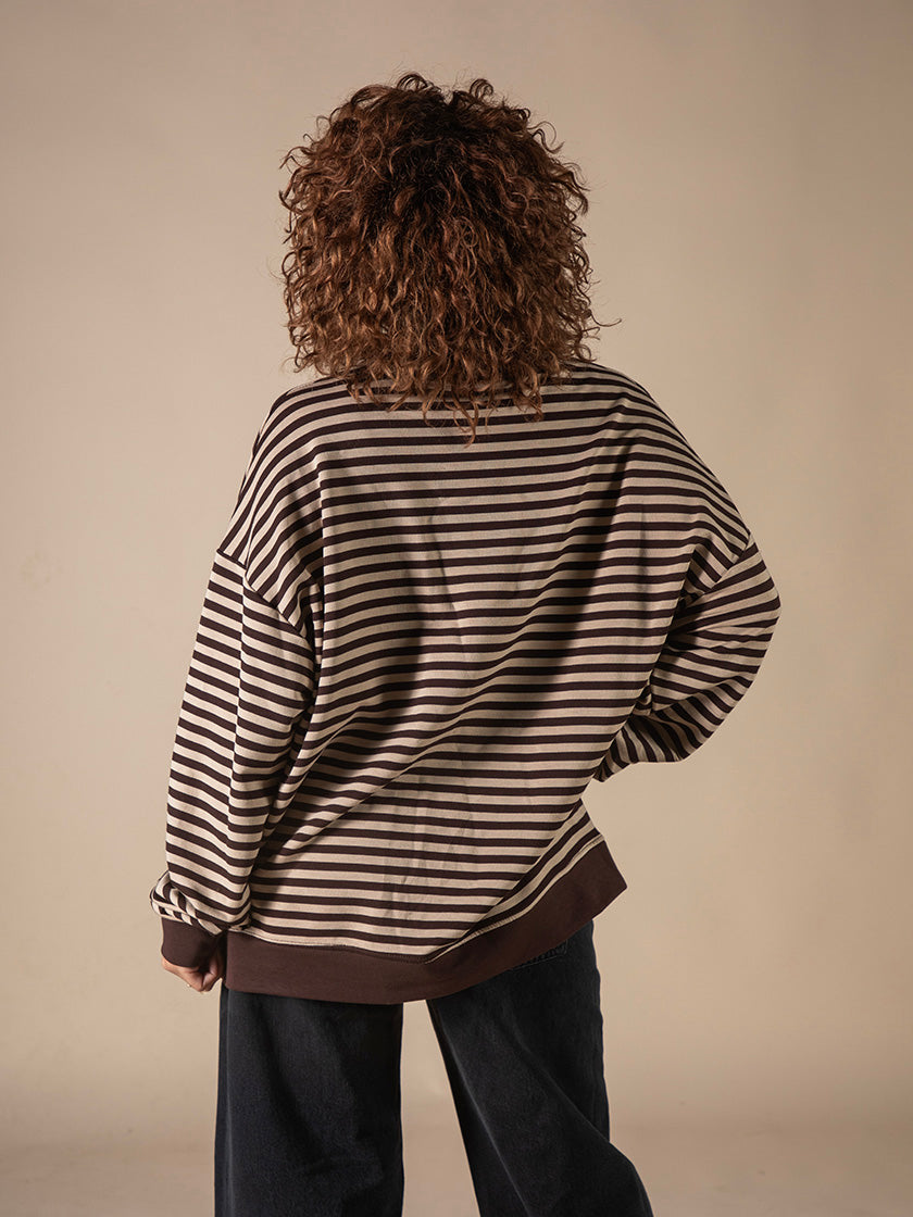 Pullover mit Streifen