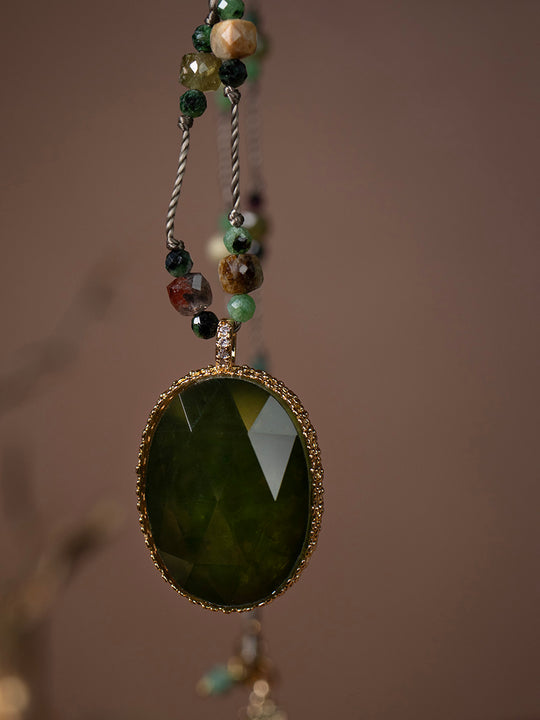 Halskette «Deepgreen» von CORAZON