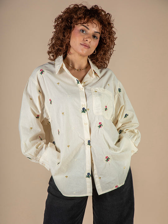 Bluse «Enzian» von SENS UNIQ