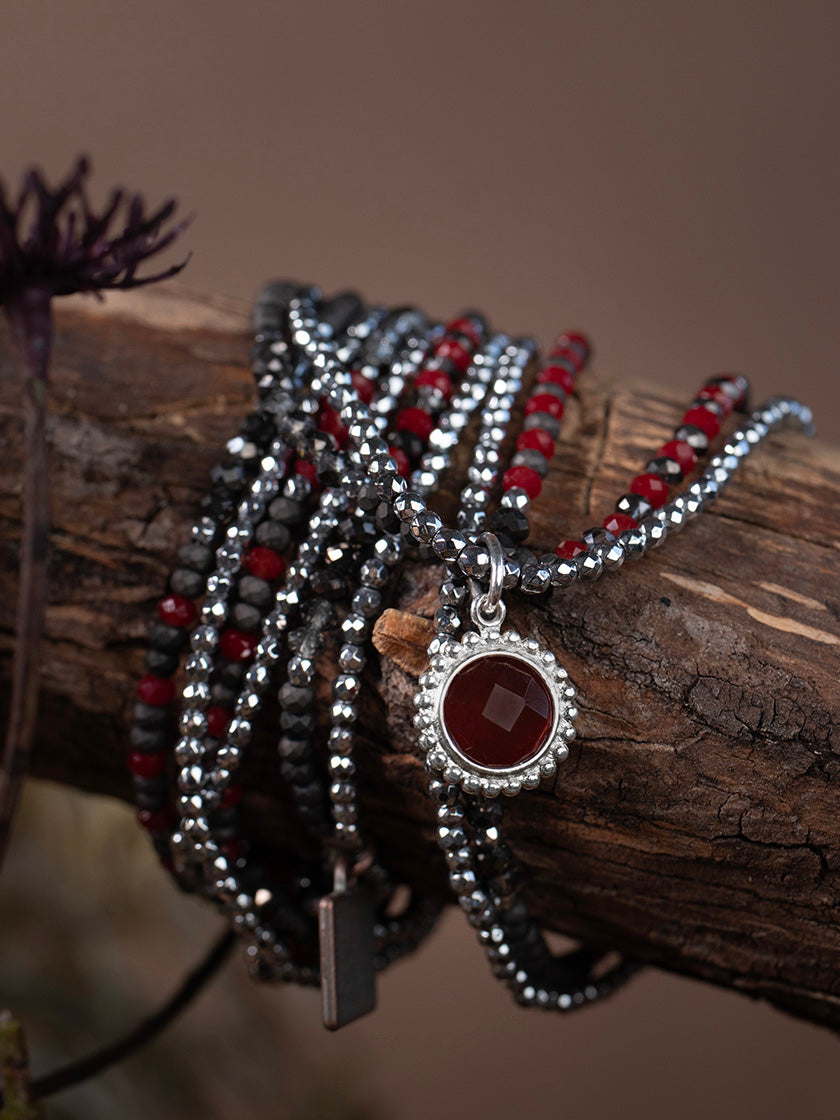 Armband «Brilliant rot» von CORAZON