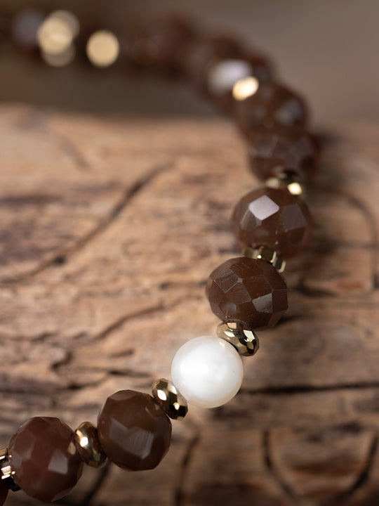 Armband «Glamourpearl gold» von CORAZON