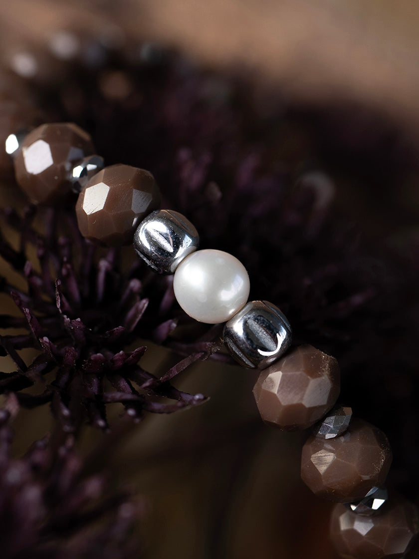 Armband «Glamourpearl silber» von CORAZON