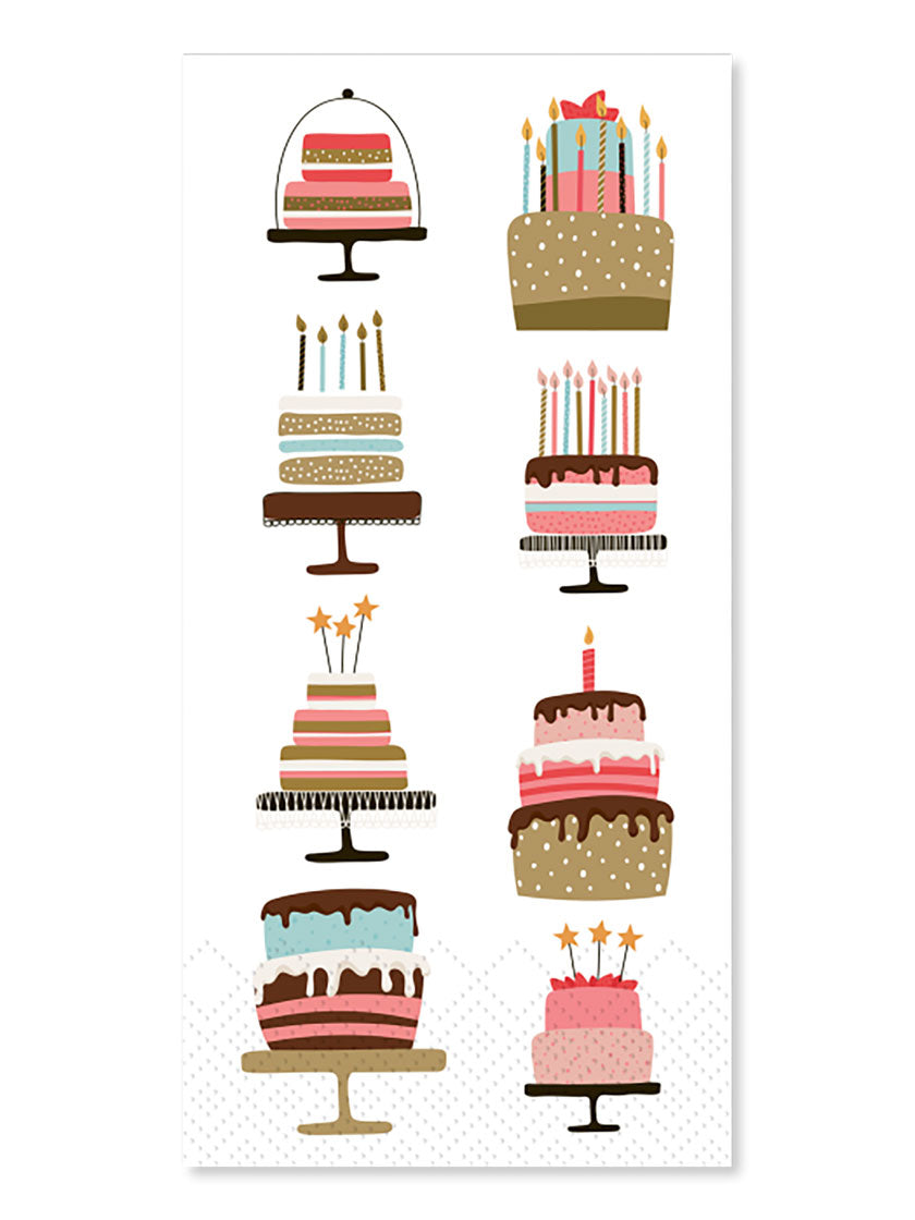 Servietten «Geburtstagskuchen»