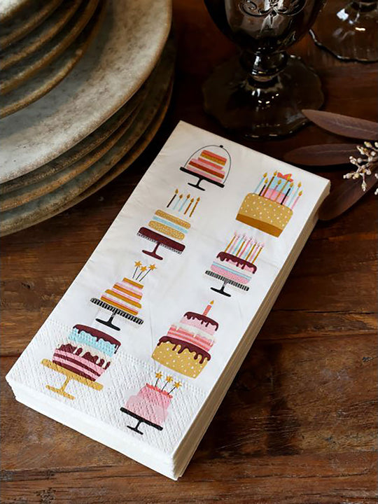 Servietten «Geburtstagskuchen»