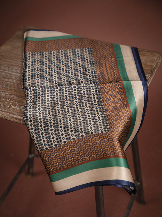 Seidenschal «Nicki Gemustert»