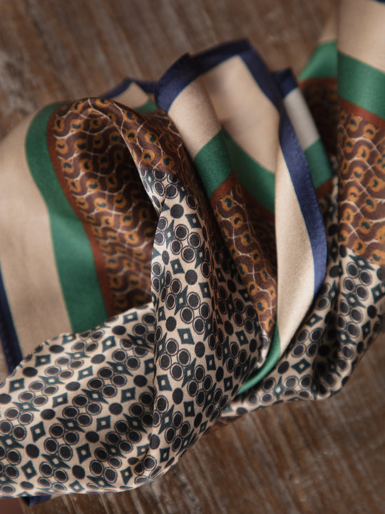 Seidenschal «Nicki Gemustert»