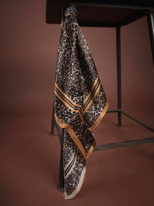 Seidenschal «Nicki Leopard»