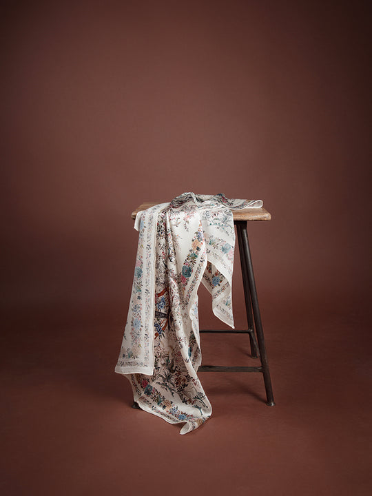 Seidenschal «Birds Long»