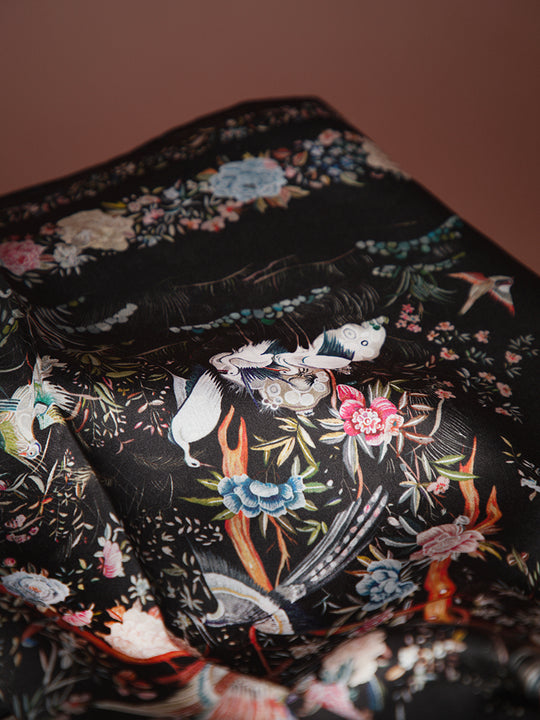 Seidenschal «Birds Long»