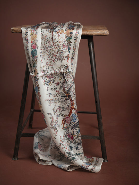 Seidenschal «Birds»