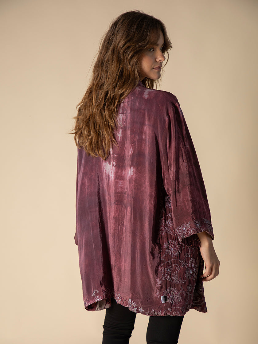 Veste en soie «Reversible» de COFUR