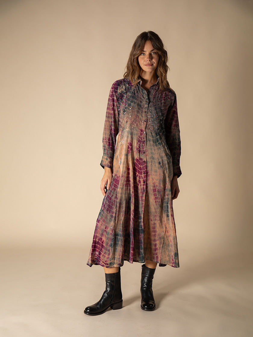 Seidenkleid «New York» von COFUR