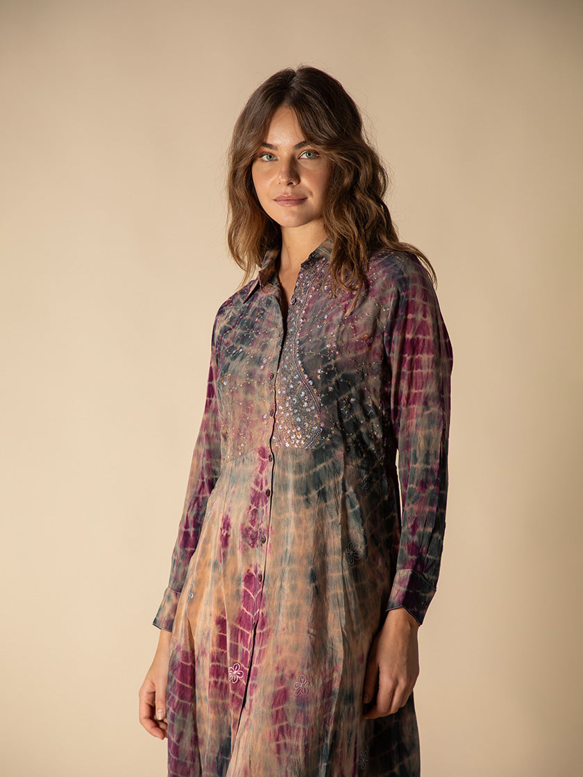 Seidenkleid «New York» von COFUR