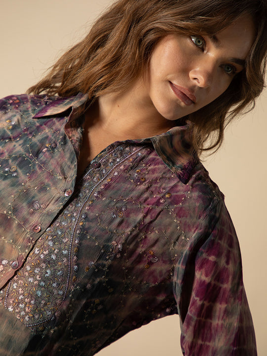 Seidenkleid «New York» von COFUR