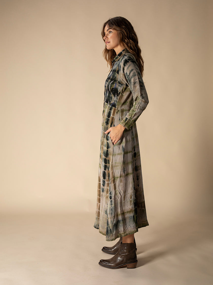 Seidenkleid «New York» von COFUR