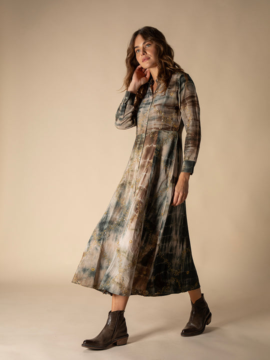 Robe en soie « New York » de COFUR