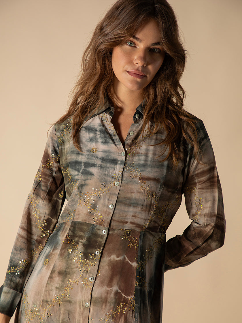 Robe en soie « New York » de COFUR