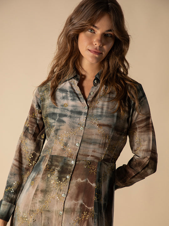 Robe en soie « New York » de COFUR