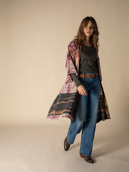 Kimono en soie «Dubai long» de COFUR