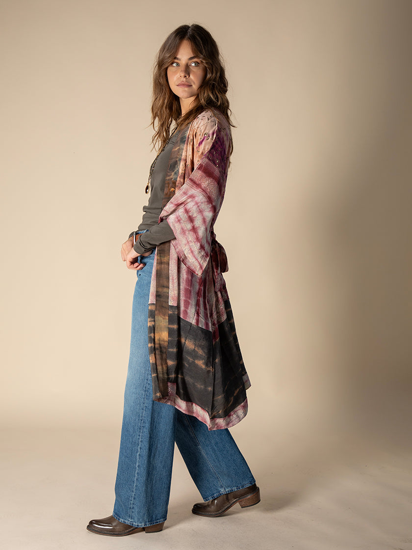 Kimono en soie «Dubai long» de COFUR
