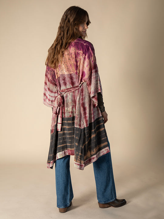 Kimono en soie «Dubai long» de COFUR