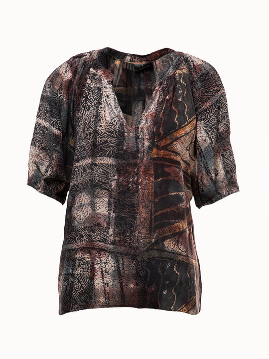 Chemisier en soie « Rosalina » de COFUR