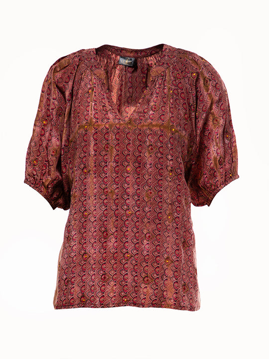 Chemisier en soie « Rosalina » de COFUR