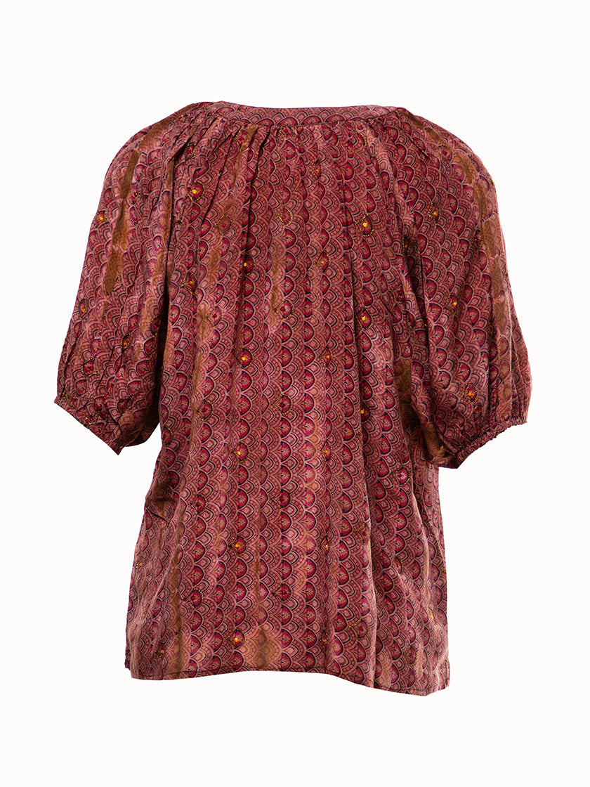 Chemisier en soie « Rosalina » de COFUR