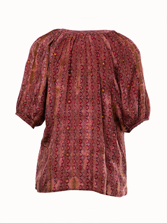 Chemisier en soie « Rosalina » de COFUR