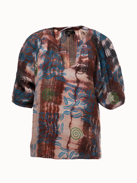 Chemisier en soie « Rosalina » de COFUR